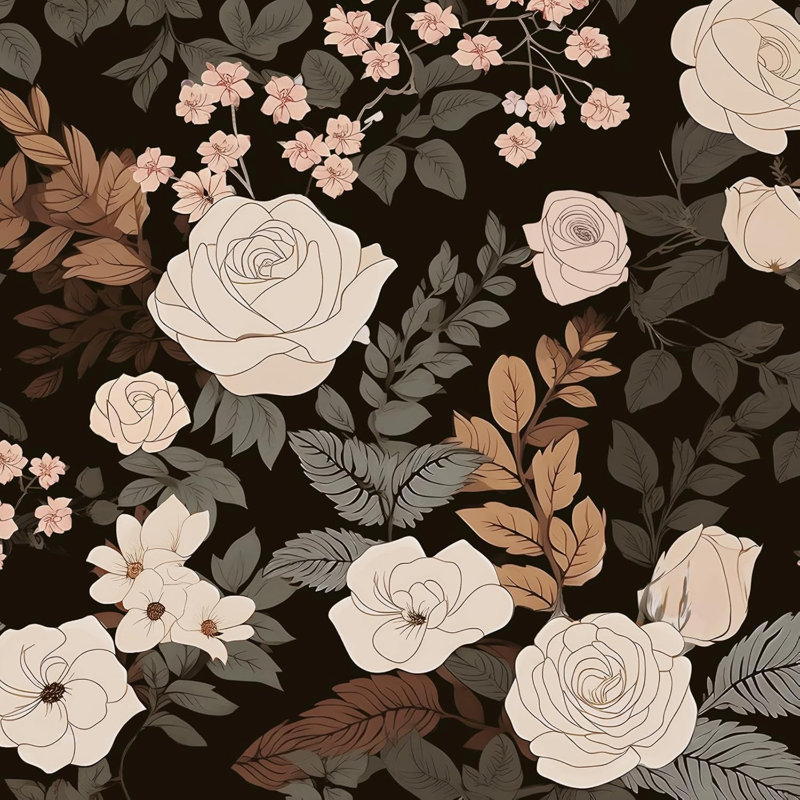 Papier peint auto-adhésif Floral