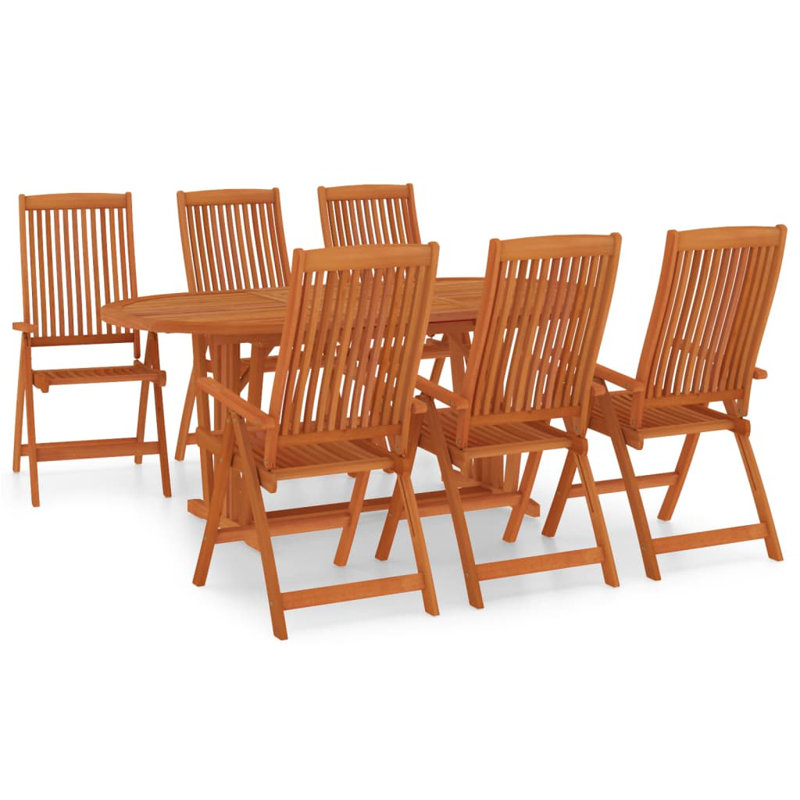 Cherrie 6 - Person Patio Dining Set with Extendable