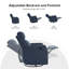 Fauteuil inclinable manuel oscillant pivotant moderne Caleya-1786358504