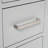 Ariel Cambridge 36 In. Left Offset Vanity With 2 In. Carrara Marble Countertop-105903796-134280567-134280568