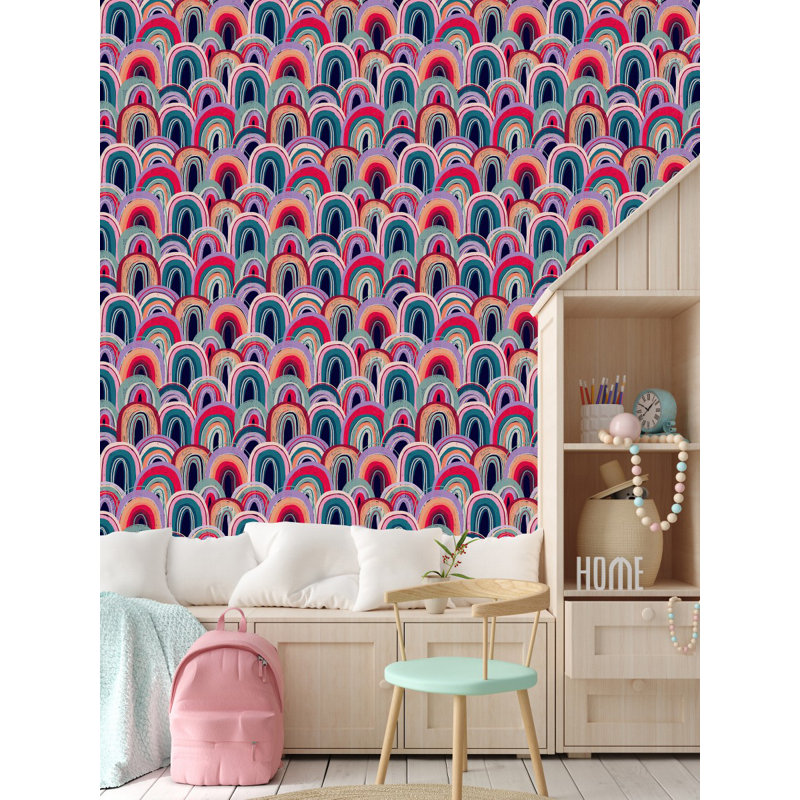 Panneau de papier peint adhésif L 18,75 pi x l 25 po Enne