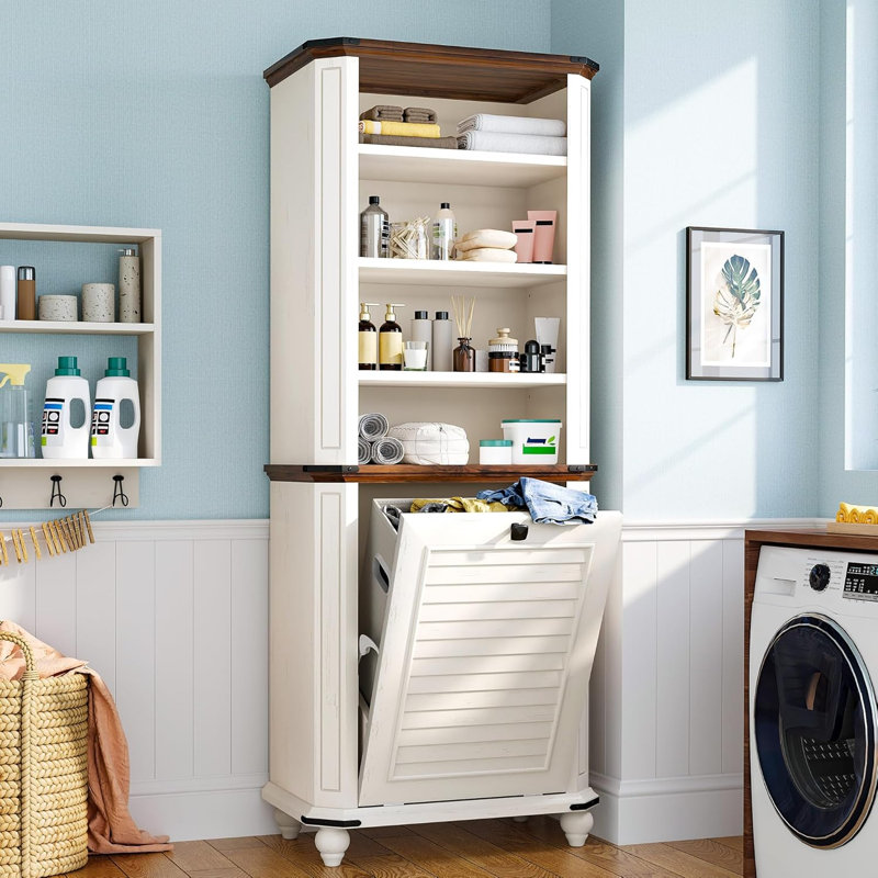 Tilted Laundry Basket