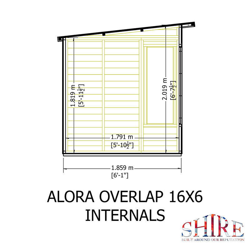 Alora 16 x 6 Ft. Summer House