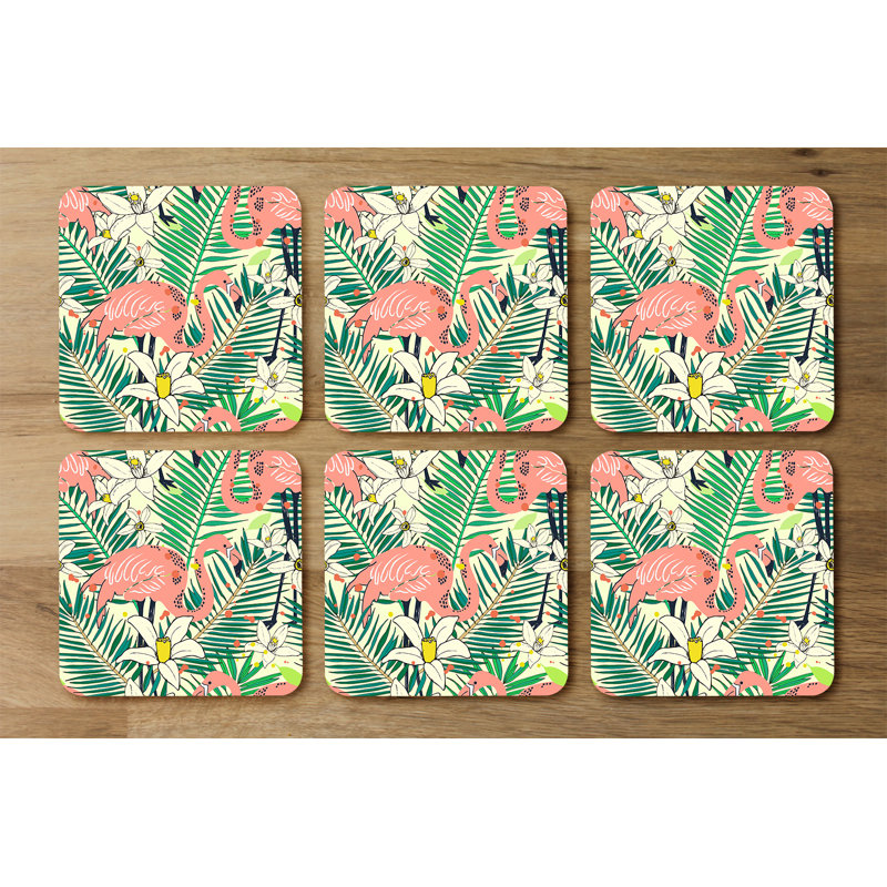 Drashti Square 6 Piece Coaster Set