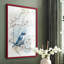 «Blossoms and Bluebird I», reproduction encadrée - bois massif-572188305-572188310