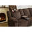 Power Reclining Sectional Sofa Couches  Brown