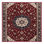 Machine Washable Persian Red Area Rug