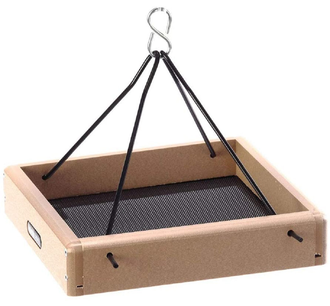 Hanging Platform Bird Feeder in Recycled Plastic Small Birds Choice 