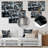 Monochrome Yellow Grey Industrial Pipeline III - Factories Wall Decor-82190694-82190703