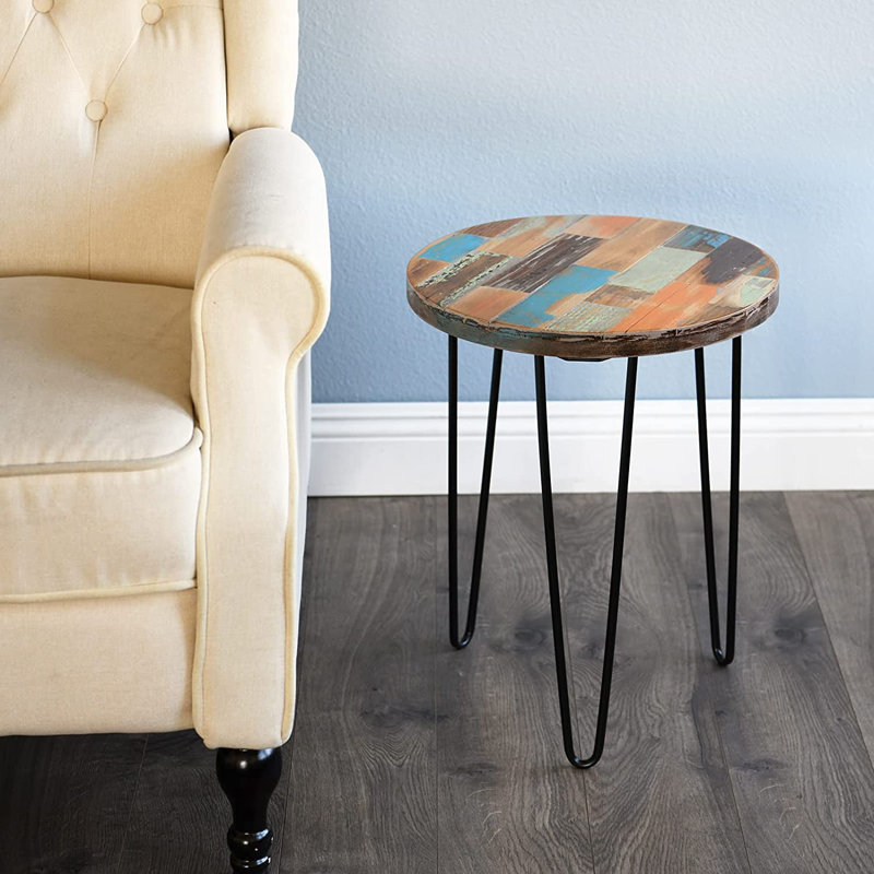 Buchholz Solid Wood Top End Table