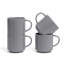 Over&Back Stackable Semi-Matte Hand-Finished Stoneware Mugs, Set of 4-99312904