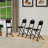 4Pcs Portable Folding Bar Stool With Footrest(Set Of 4)