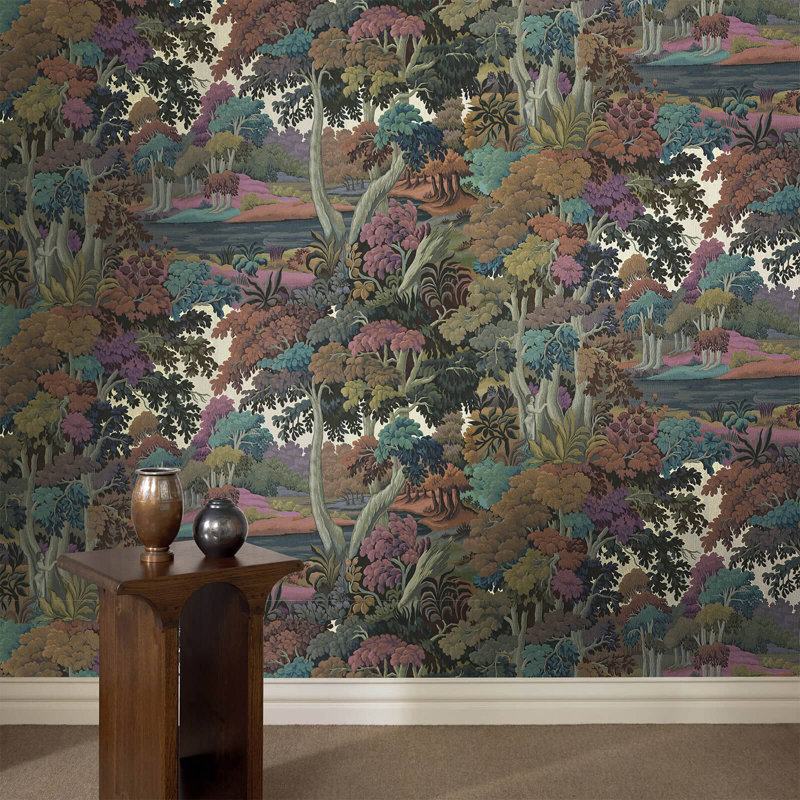 Plantasia 9.84' L x 70.87" W Wallpaper Roll, Prism