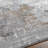Rectangle Pyrrha Abstract Machine Woven Polyester Area Rug in Gray-860999644