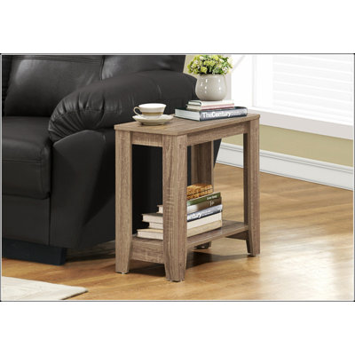 Stylish Rectangular Accent Table With Two-Tier Design For Living Room And Bedroom, For Small Spaces And Versatile Use