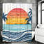 Shower Curtains with Hooks Included