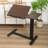 Folding bedside table, mobile rolling laptop stand, tiltable bedside table with wheels, height adjustable tray table-114762527