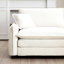 Velours côtelé confortable 5 po beige, coussins moelleux, style cinéma maison, velours côtelé confortable et rétro, design, mélange moderne