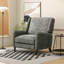 Fauteuil inclinable surdimensionné en tissu texturé-498436238
