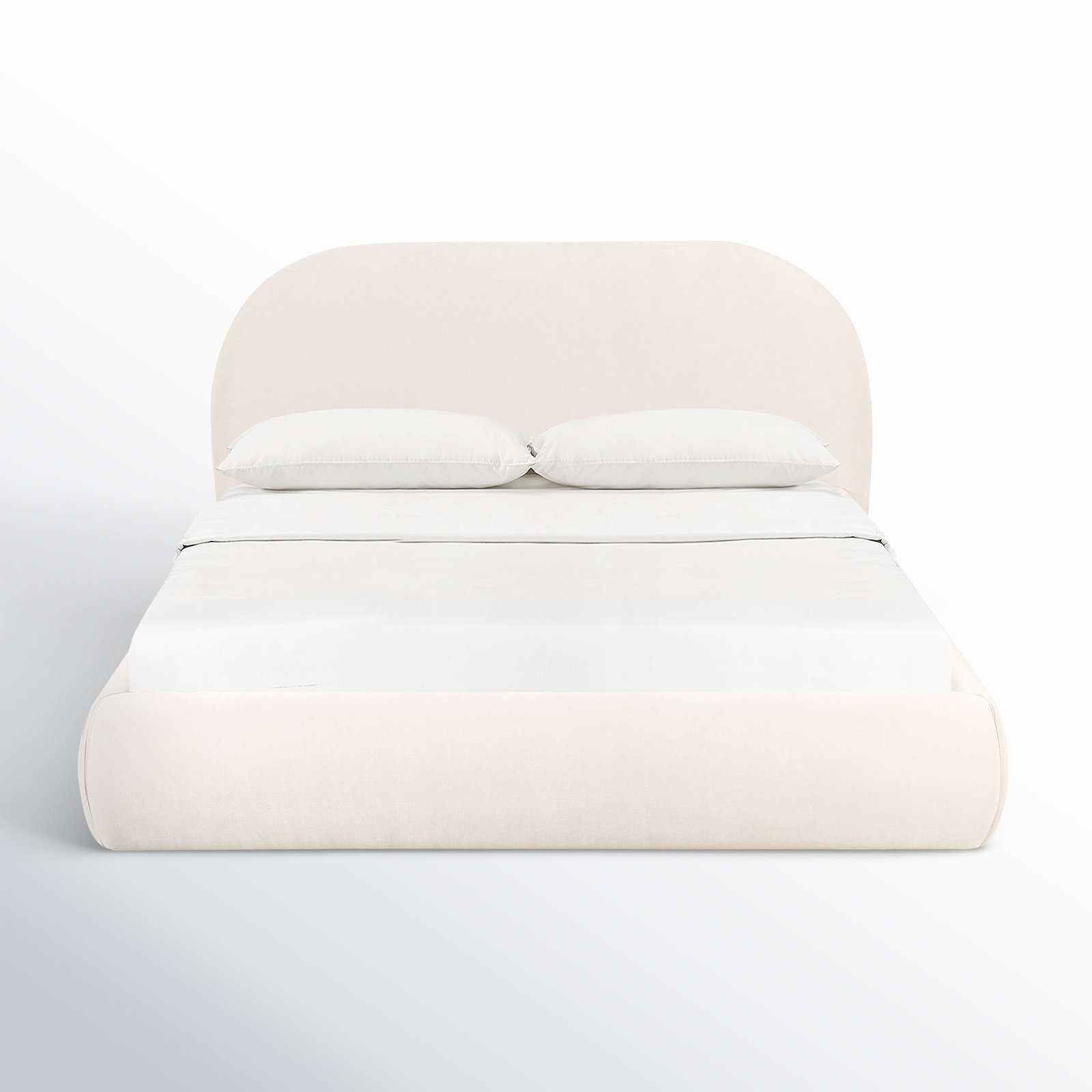 Gayla Velvet Upholstered Bed Frame, King