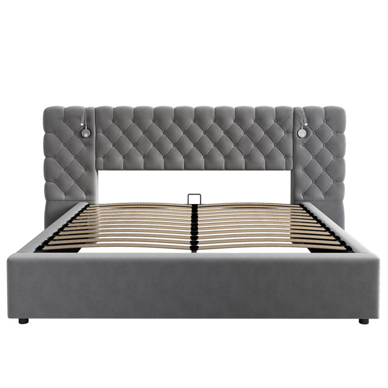 Upholstered Ottoman Storage Bed