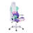 Techni Sport Adjustable Reclining Ergonomic Swiveling PC & Racing Game Chair in Kawaii