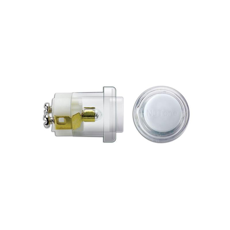 White/Clear Push Button Doorbell