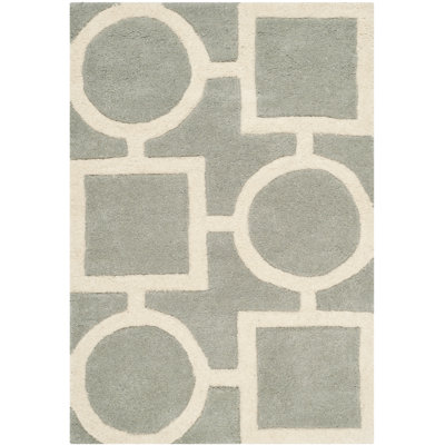 Teresita Hand Tufted Wool Geometric Rug