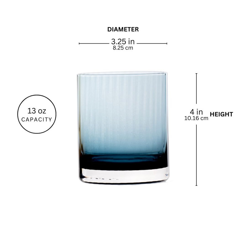 Ensemble de 2 verres Sausalito, Bleu