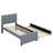 Upholstered Platform Bed With Trundle-704437396