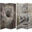 Buddha Art Canvas Folding Room Divider-1932079957