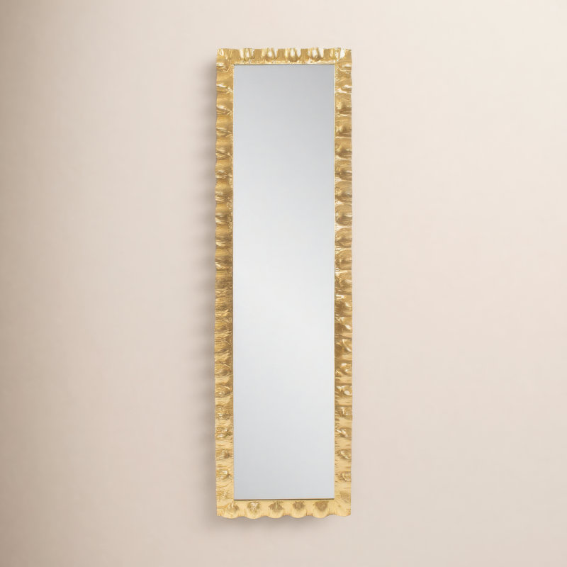 Theodore Metal Mirror, 72" x 20", Gold