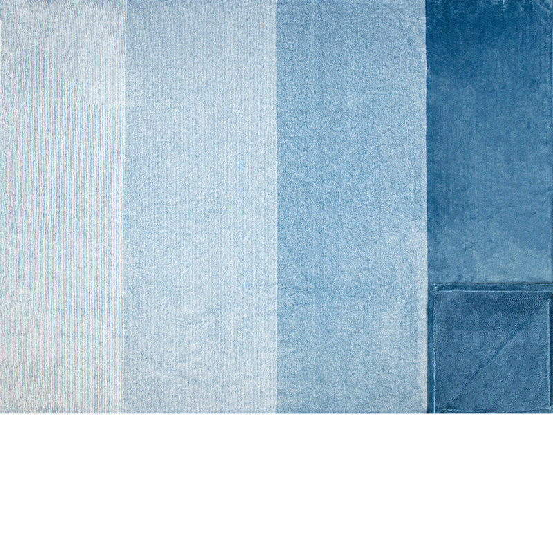 Kids Unisex Gradient Fleece Throw Blanket, 10" x 10"