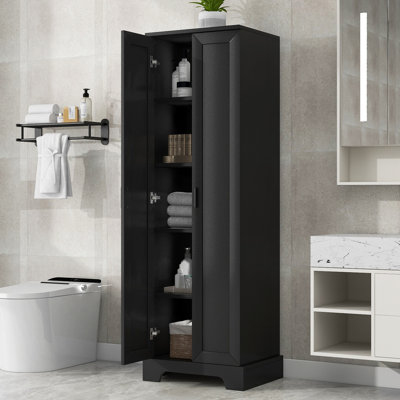 Storage Cabinet With Two Doors For Bathroom