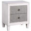 Table de chevet 2 tiroirs