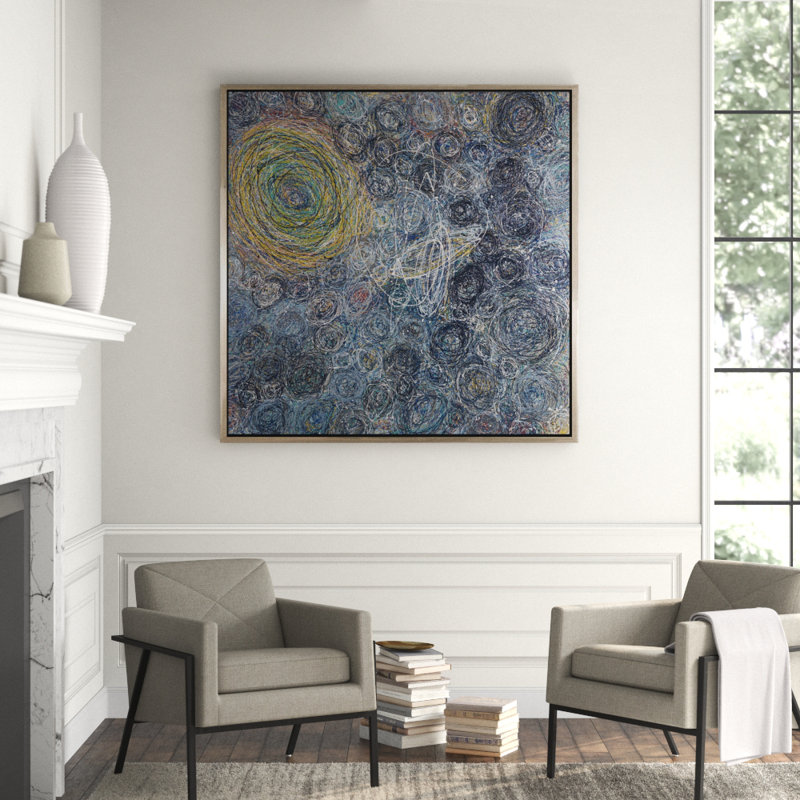 Swirls In The Sky Painting