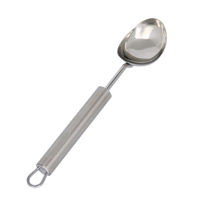 Restaurantware Stainless Steel Ice Cream Scoop - German Standard Heavy Duty Ice Cream Scooper with Ergonomic Handle, Dishwasher-Safe - Kitchen Scoop For Gelato, Sorbet, Melon