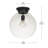 Blas Glass Semi Flush Mount