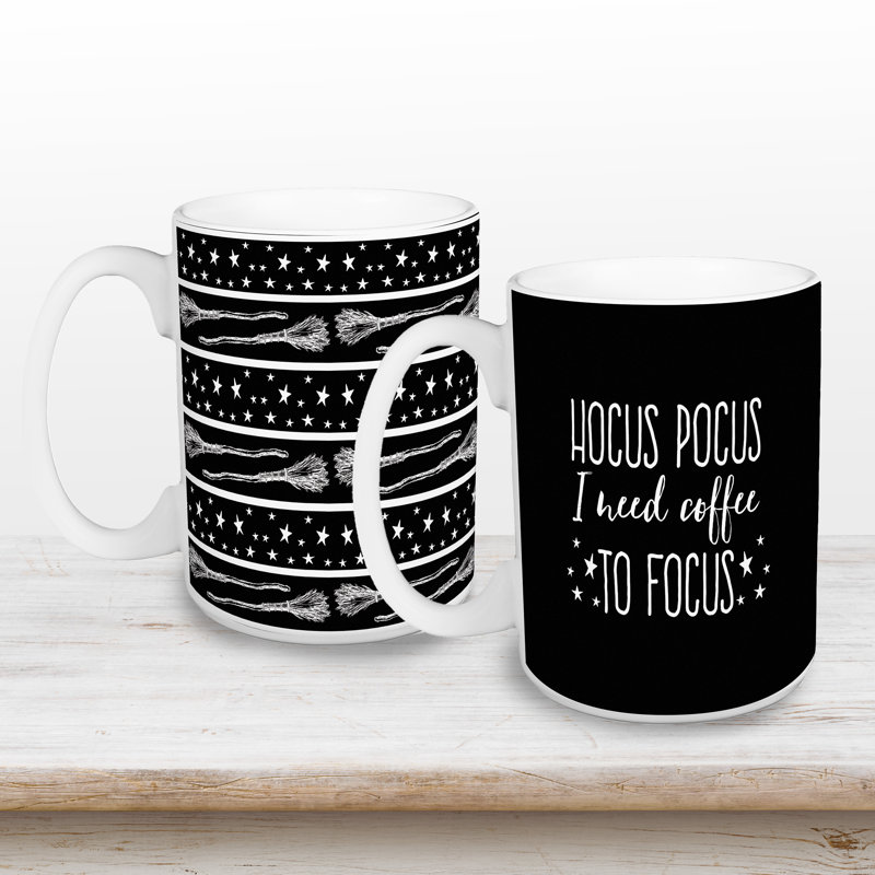Tasse Hocus Pocus I Need Coffee to Focus, 2