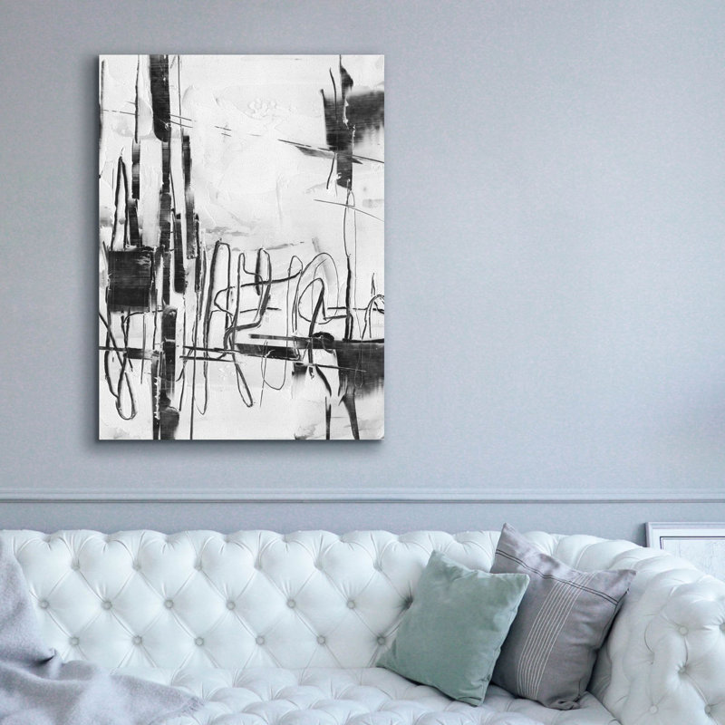 «Polar Storm 1» par Ethan Harper, art mural sur toile, H 54 po x l 40 po