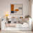 Wood Platform Bed With Storage Shelves, Trundle, Charging Station, Led, Desk And Upholstered Headboard-1210000721