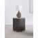 Yamiko Round Marble Top Side End Table White And Charcoal