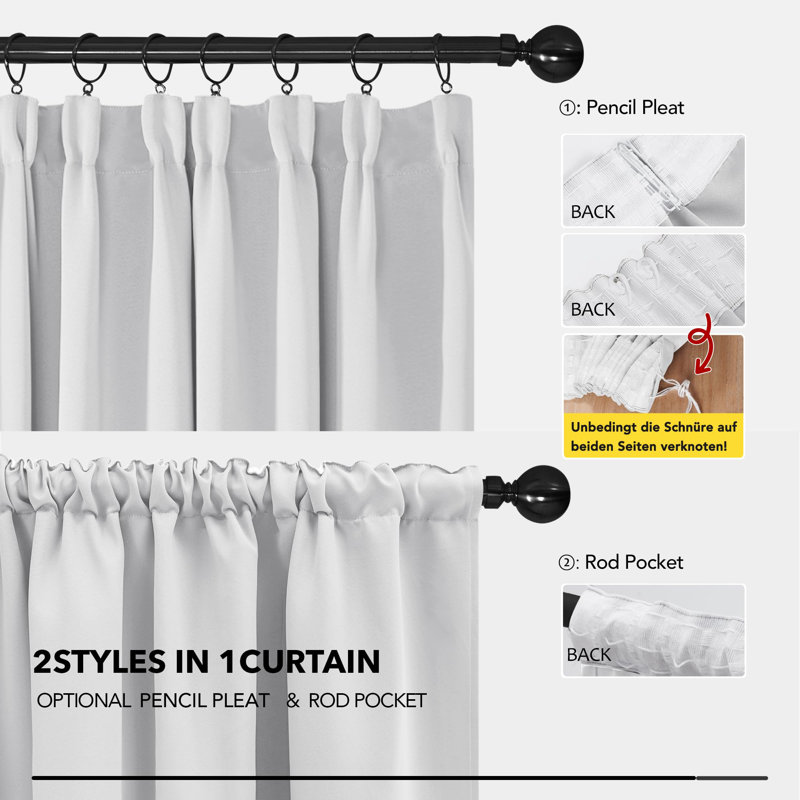 Prosise Blackout Curtain Pair