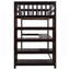 Lit mezzanine simple avec tablettes de rangement et bureau sous le lit-1257578776-1257578779