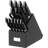 OOU 2026 Ever Sharp Series 15-Piece Ultra-Sharp Kitchen Knife Set - German High Carbon Steel Knife Set with Block - 12-15° Precision Edge & FSC Wood Stand -124582510