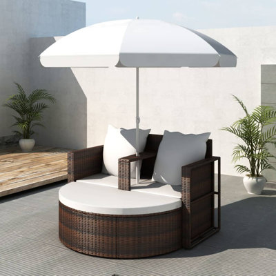 Tawanda 78.7" Wide Rectangle Patio Daybed with Cushions by Bay Isle Home
