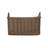 Small Rectangular Hessian Lined Wicker Storage Basket
