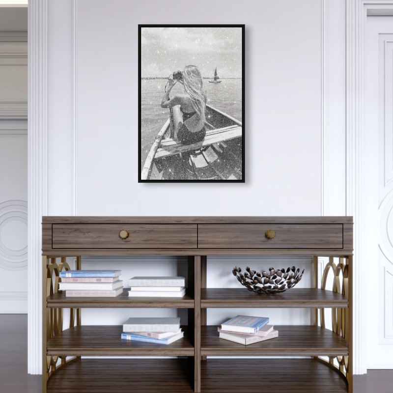 Frame Of Solitude Print by Oliver Gal, 16"H x 11"W, Black Floater Frame