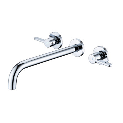 2 Handle Wall Roman Tub Faucet