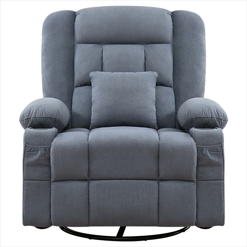Fauteuil inclinable As Pic de 34,6 po x 37,8 po x 40,5 po avec rangement pivotant et télécommande